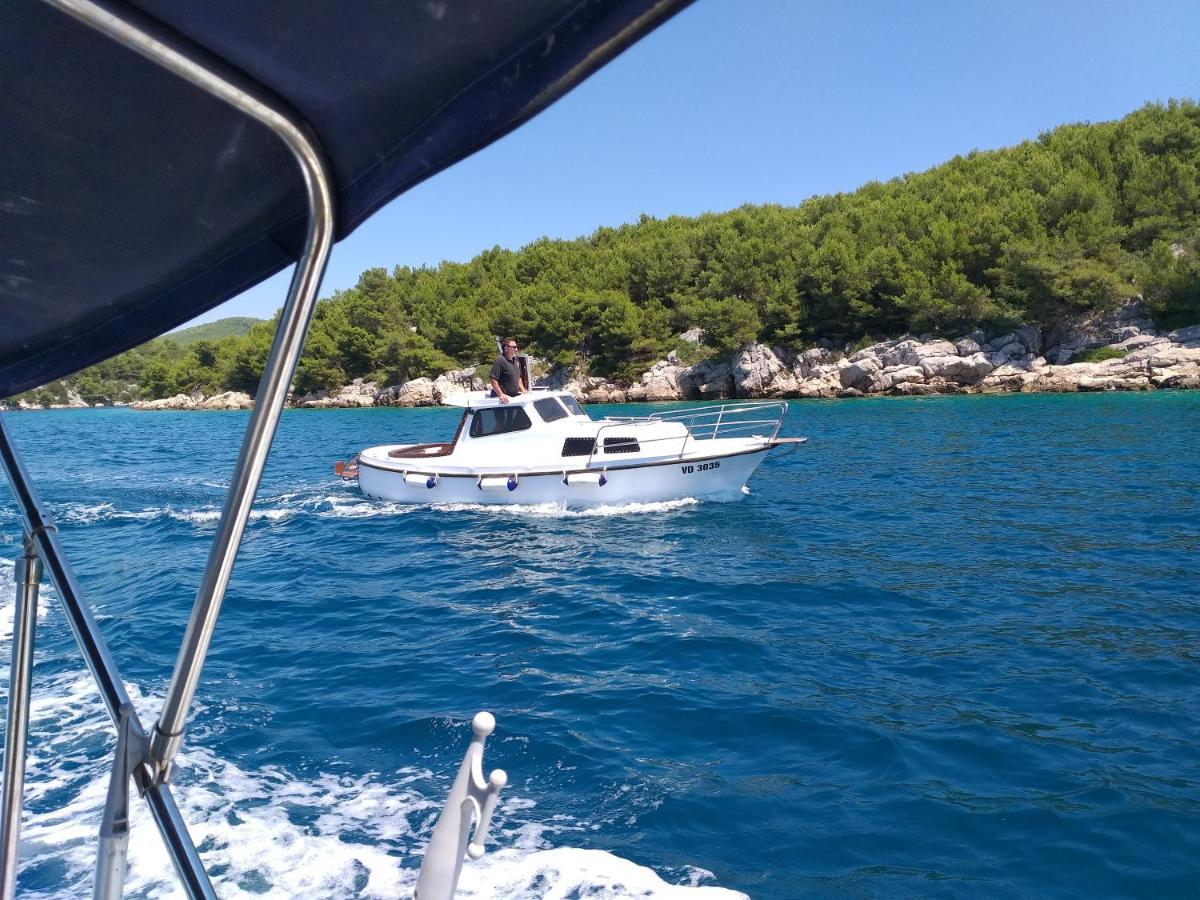 Familien Ferienhaus Vir Croatia 150M Strand Restaurant Einkaufen Exterior foto