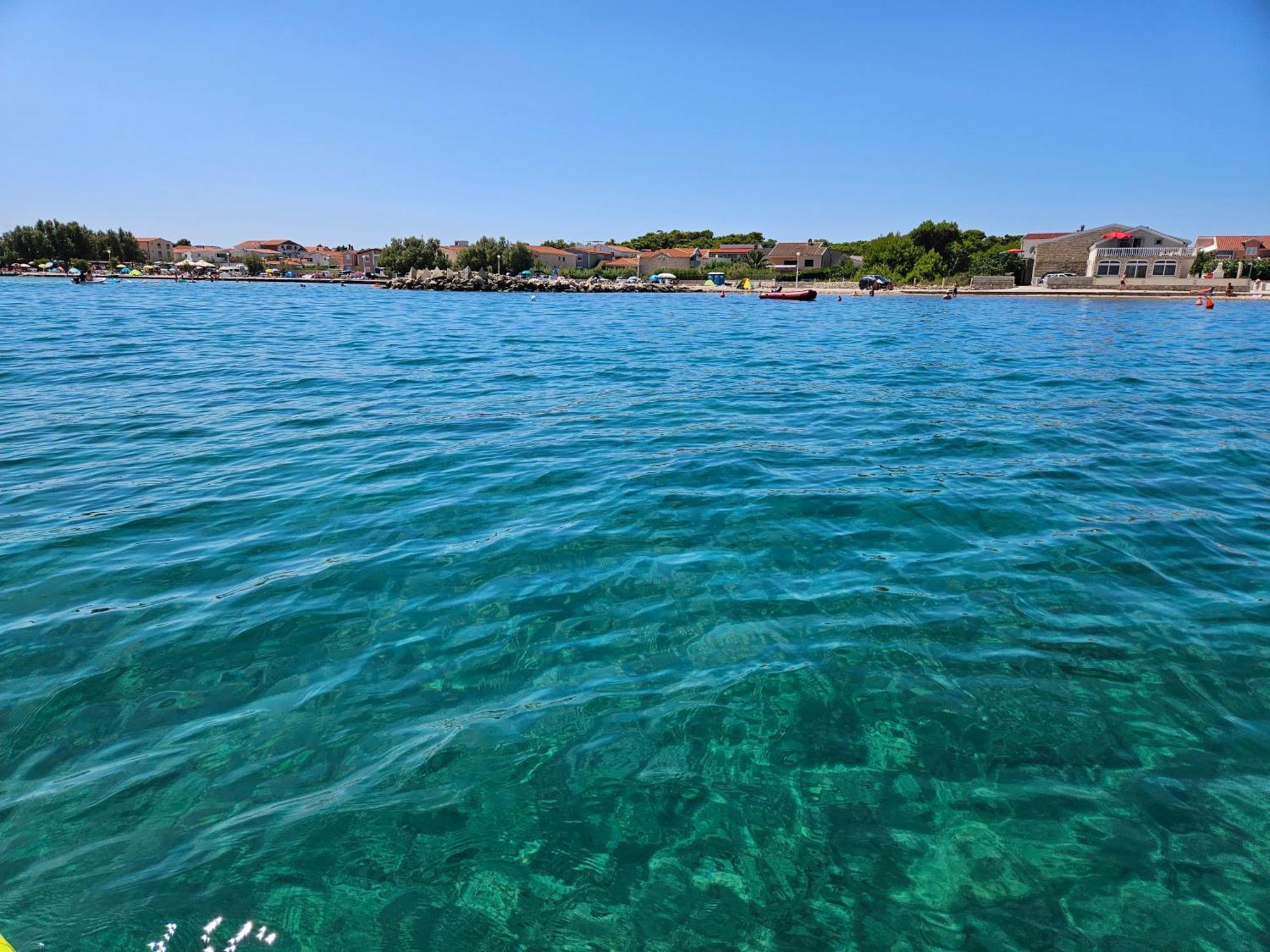 Familien Ferienhaus Vir Croatia 150M Strand Restaurant Einkaufen Exterior foto
